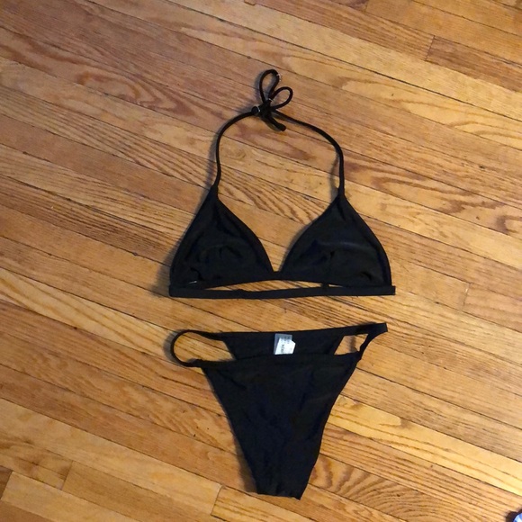 *ZAFUL NWOT*  black bikini set - Picture 2 of 6